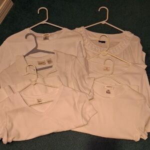 Women's White Tops Collection